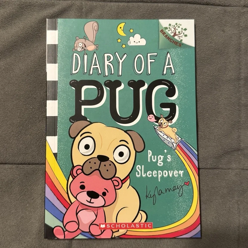 Diary of A Pug Books Lot of 4 - 5, 6, 8, 11 Sports Star, New Puppy, Scaredy Pug